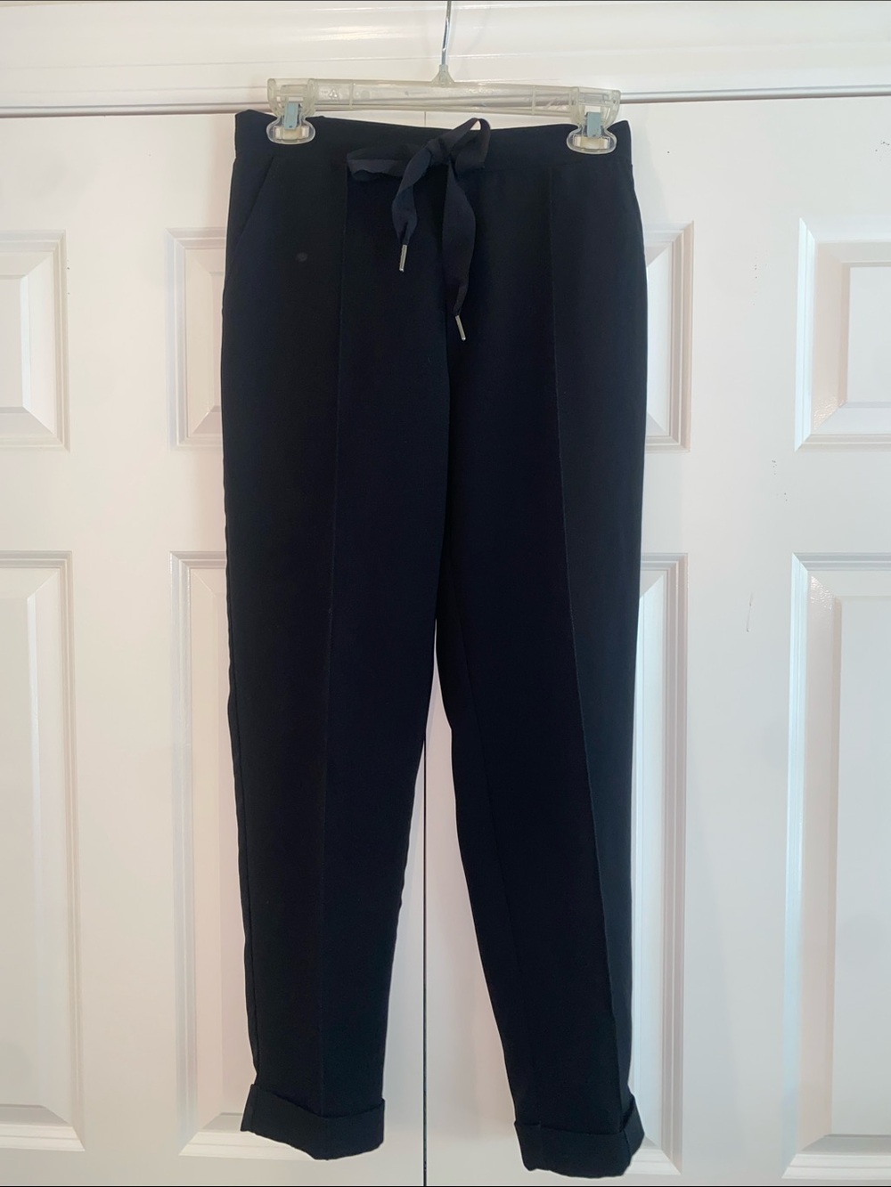 Mango Black Tapered Pants size Small